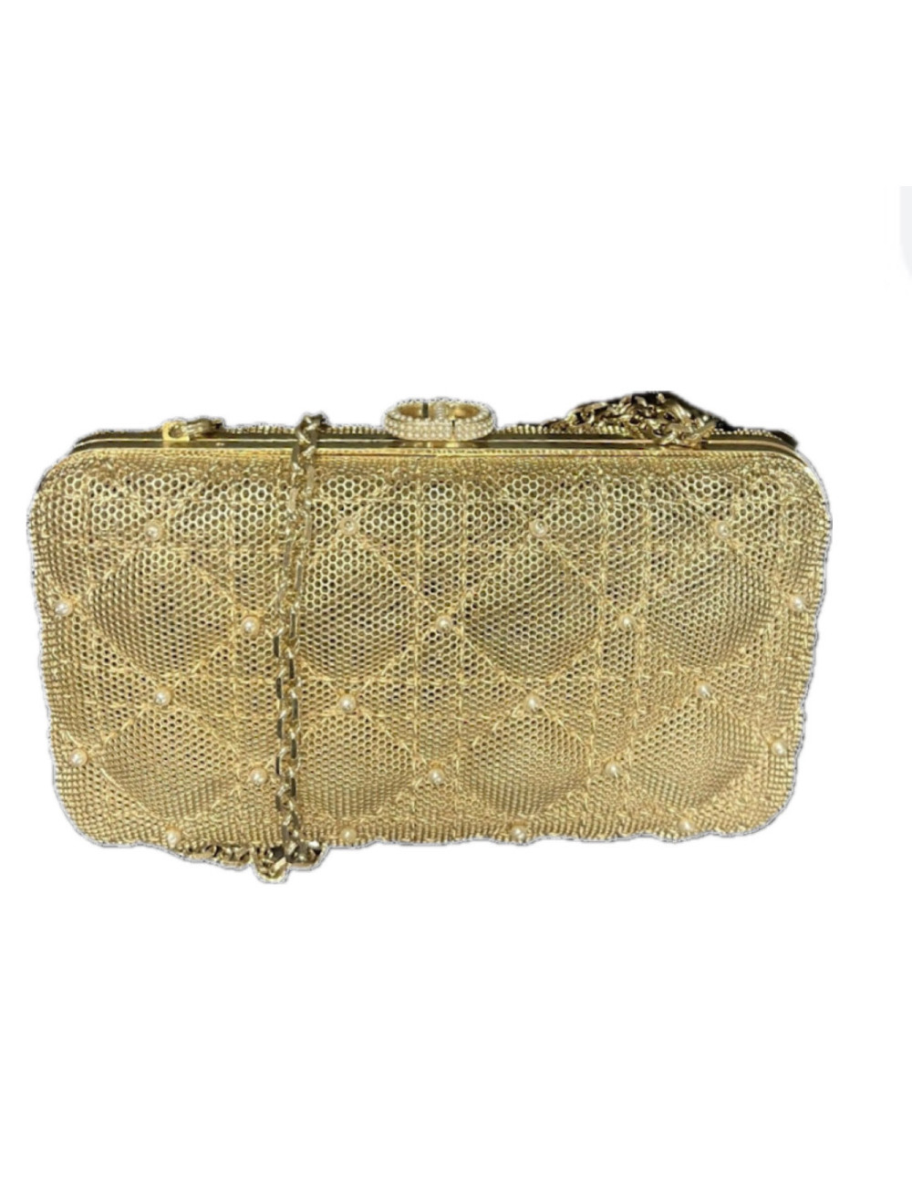 Sac minaudière DIOR doré