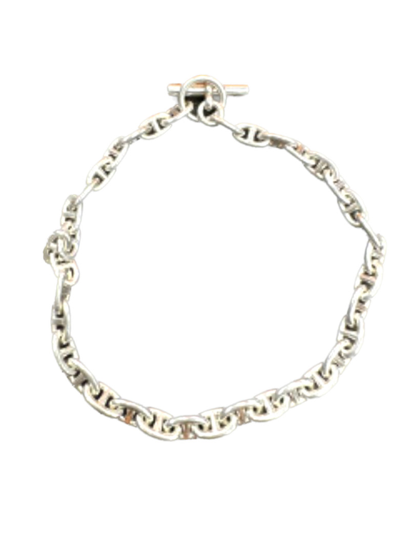 Collier HERMES chaine d'ancre argent 925/1000