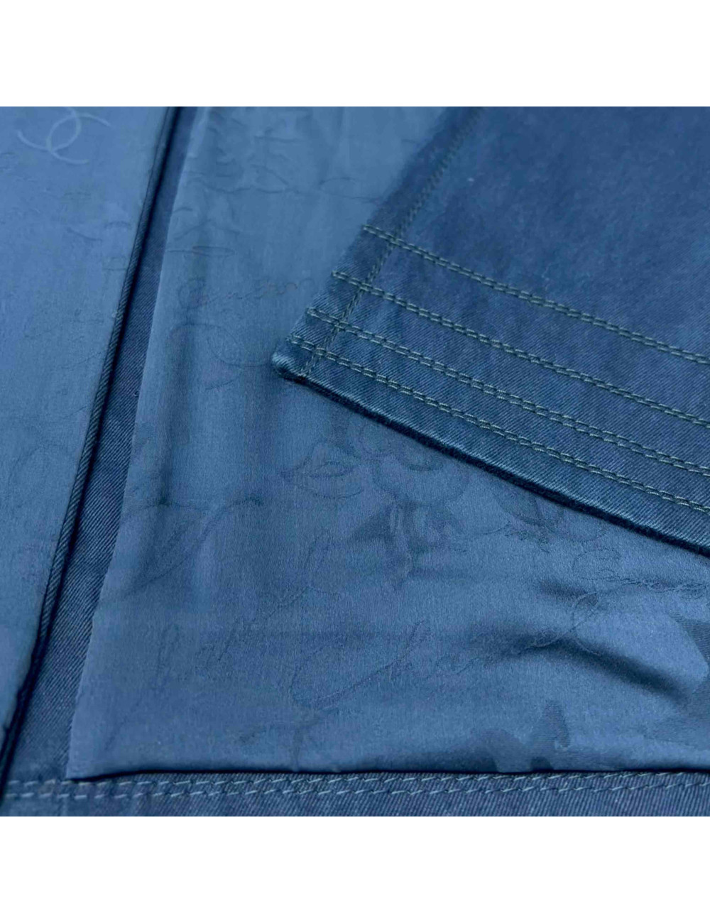 Trench coat denim CHANEL T 38 bleu