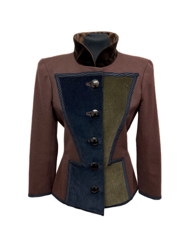 Veste SAINT LAURENT rive gauche marron