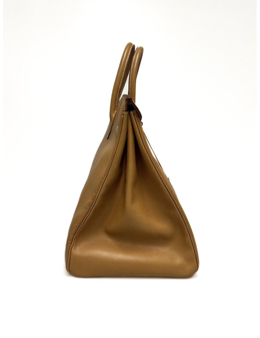 Birkin 40 Hermès Barénia couleur Gold : pièce emblématique de 1993