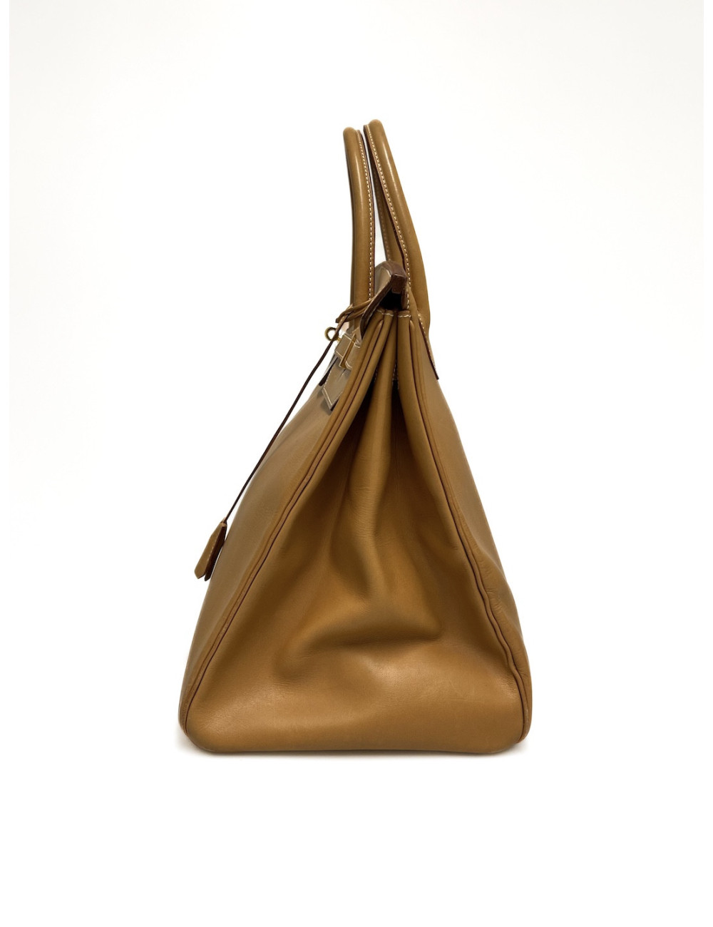 Birkin 40 Hermès Barénia couleur Gold : pièce emblématique de 1993