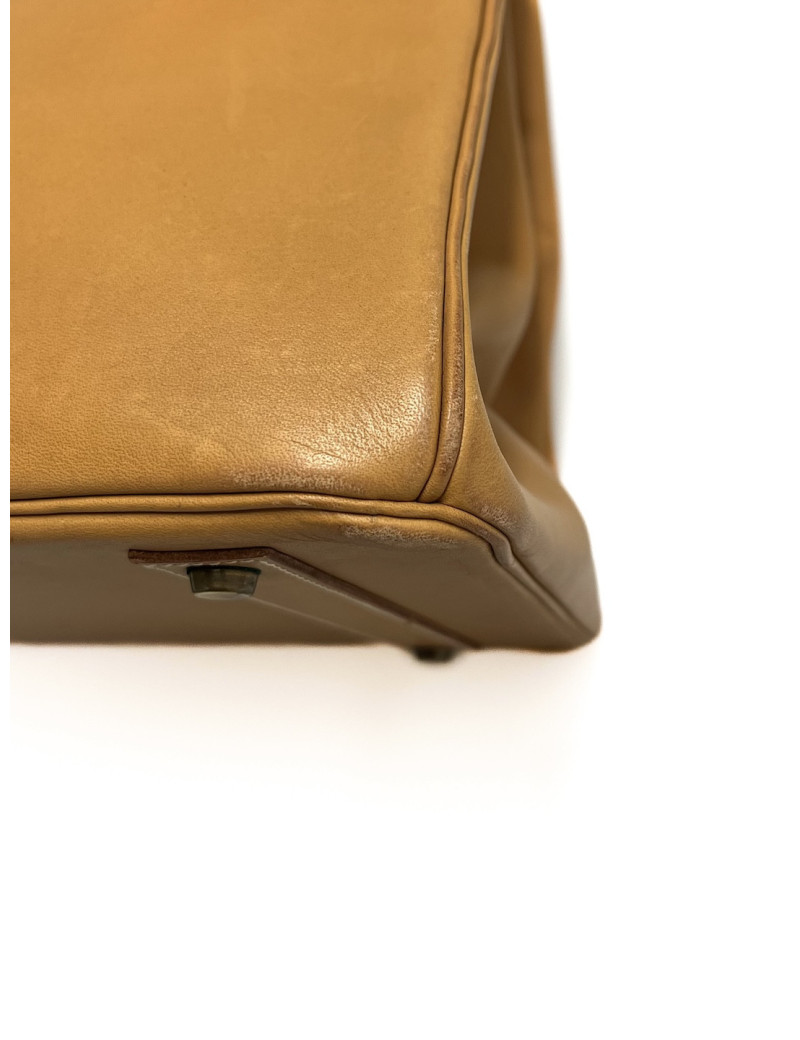 Birkin 40 Hermès Barénia couleur Gold : pièce emblématique de 1993