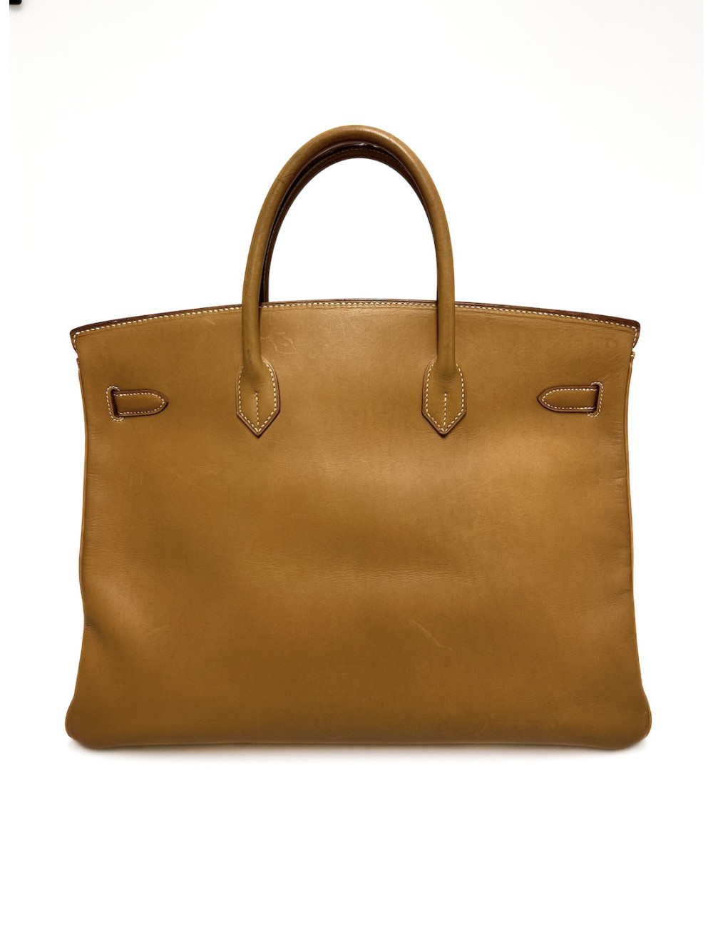 Birkin 40 Hermès Barénia couleur Gold : pièce emblématique de 1993