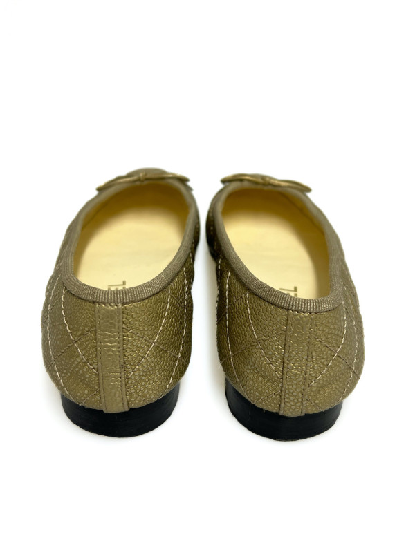 Ballerines Chanel T37,5 matelassées : occasion certifiée authentique 2