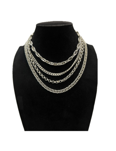 Collier multirangs Chaîne d'Ancre HERMES