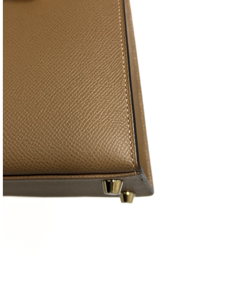 Sac Hermes Kelly 25 sellier biscuit  : occasion certifiée authentique