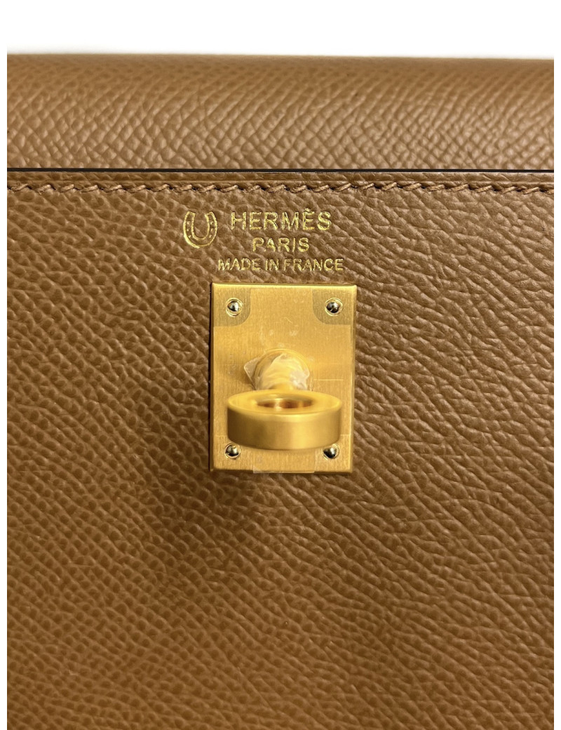 Sac Hermes Kelly 25 sellier biscuit  : occasion certifiée authentique