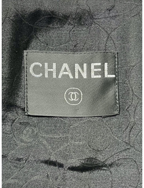 Veste Chanel croisée T36 croisée fils d'or : livraison gratuite