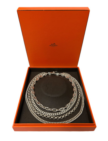 Collier multirangs Chaîne d'Ancre HERMES 2