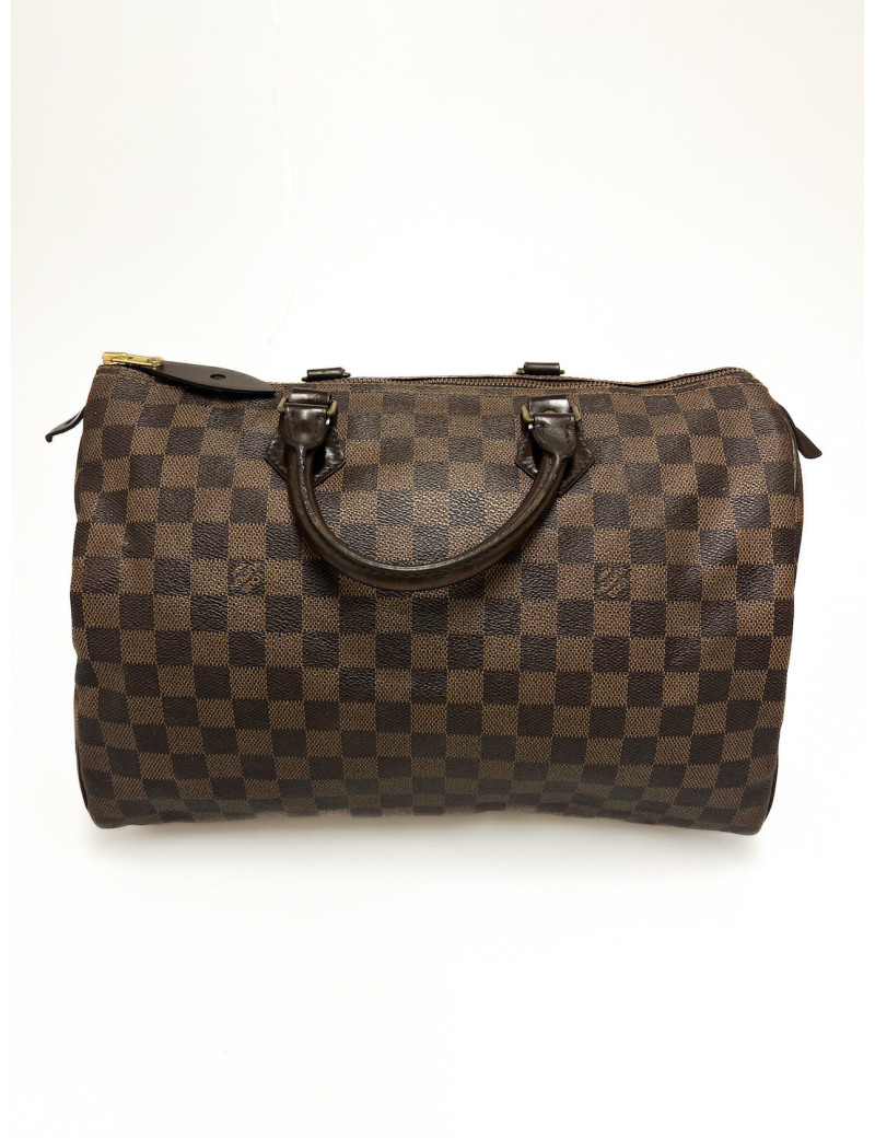 Speedy 35 Louis Vuitton damier ébène : certifié authentique