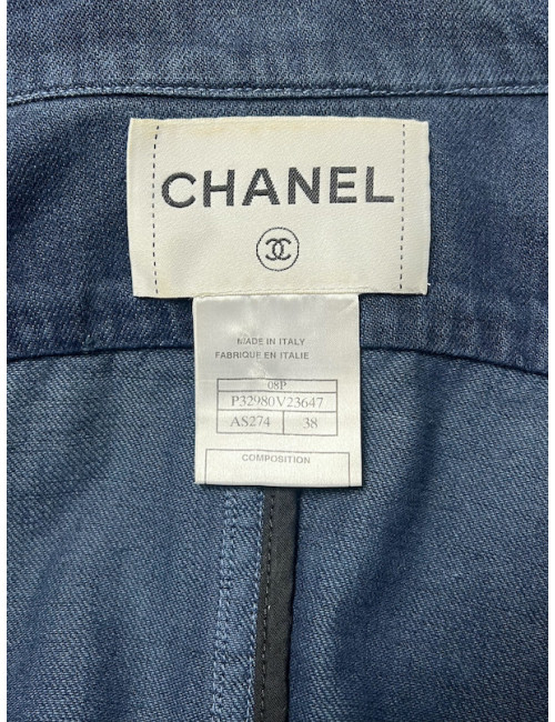 Veste Chanel denim T 38 Printemps 2008 : livraison express disponible