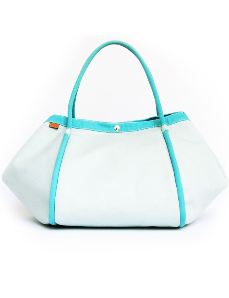 Sac de plage HERMES turquoise