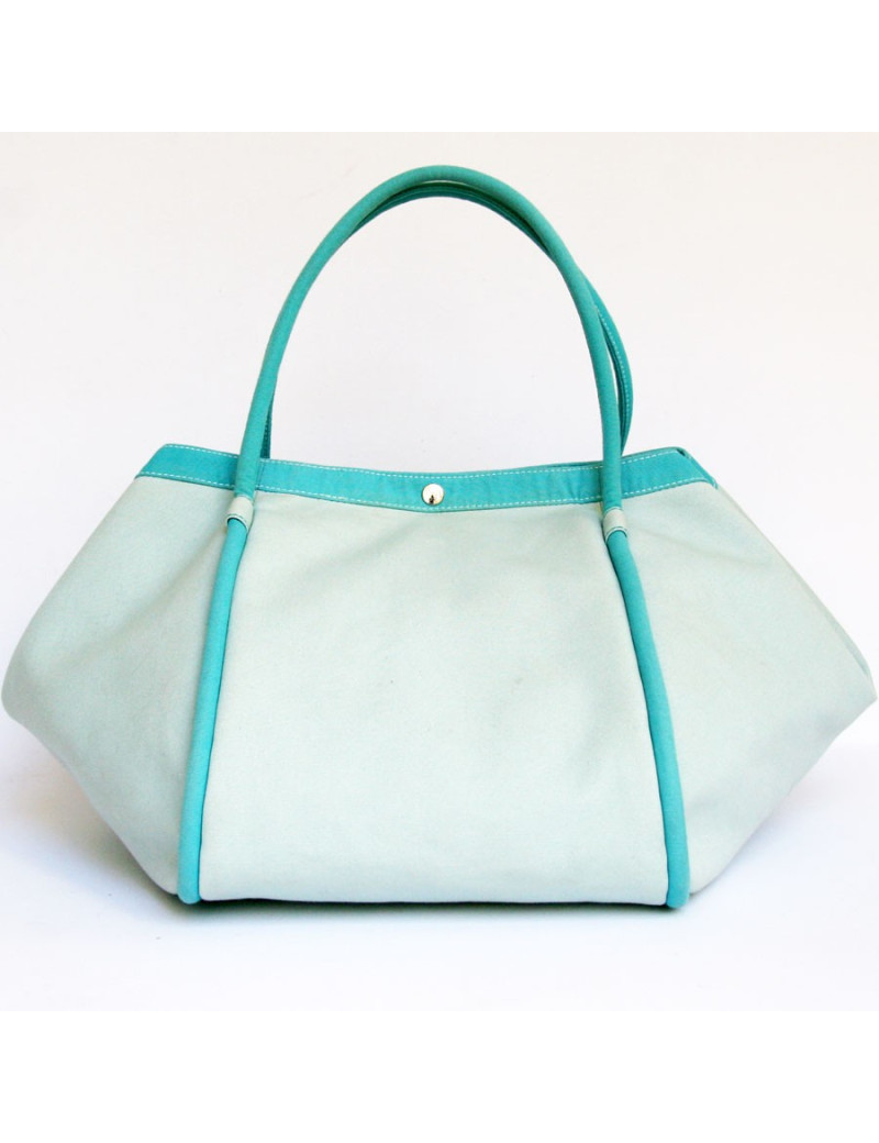Sac de plage HERMES turquoise