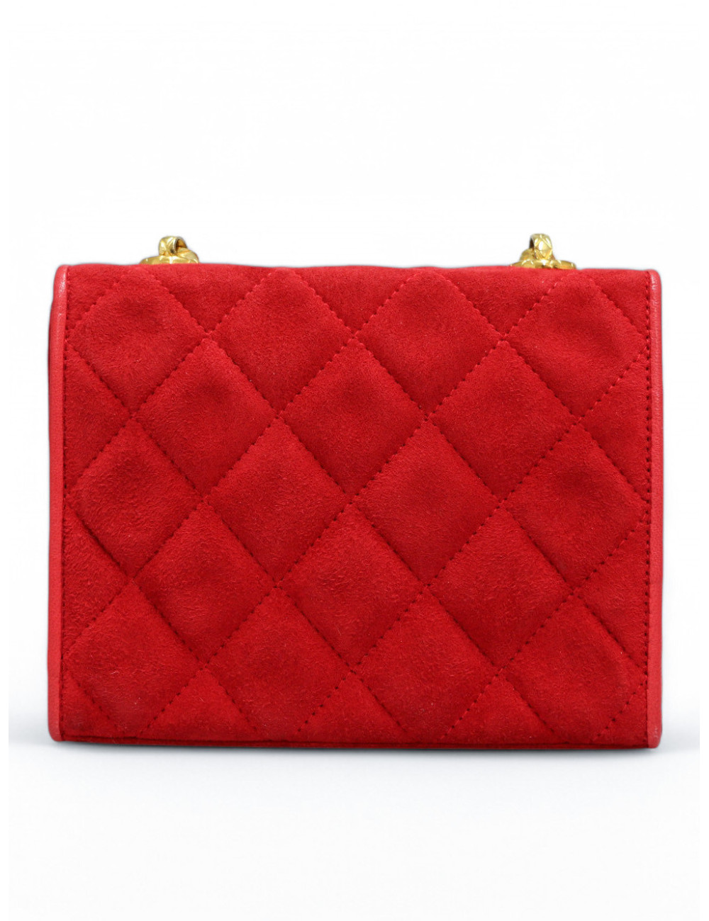 Sac Gripoix CHANEL velours rouge