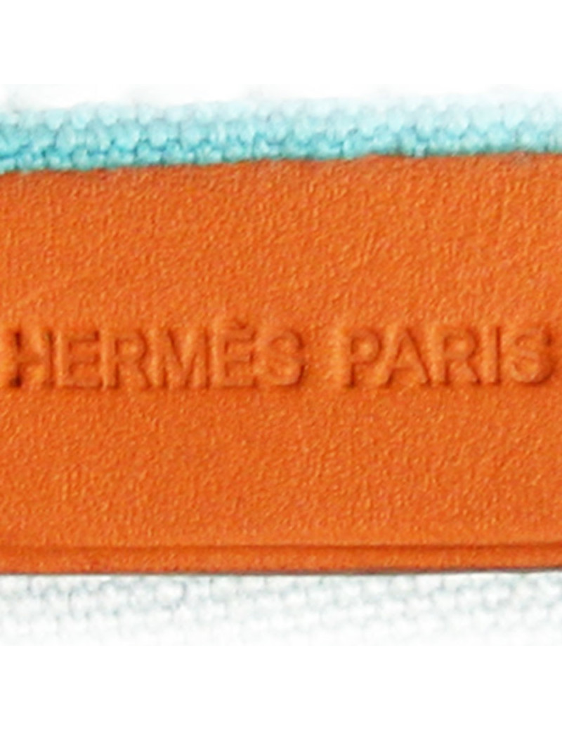 Sac de plage HERMES turquoise
