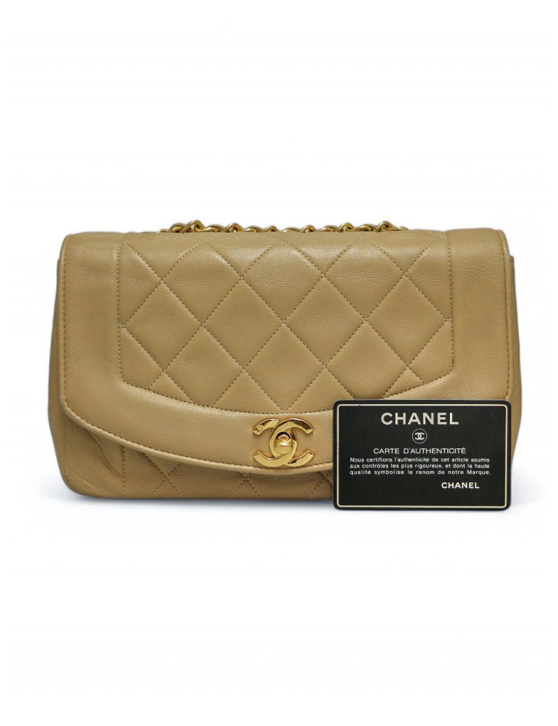 Sac Diana beige CHANEL