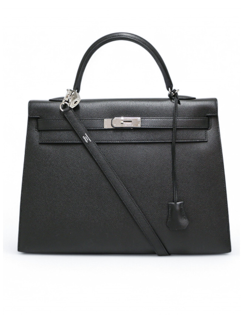 Kelly 35 sellier Hermès en cuir epsom , un intemporel disponible