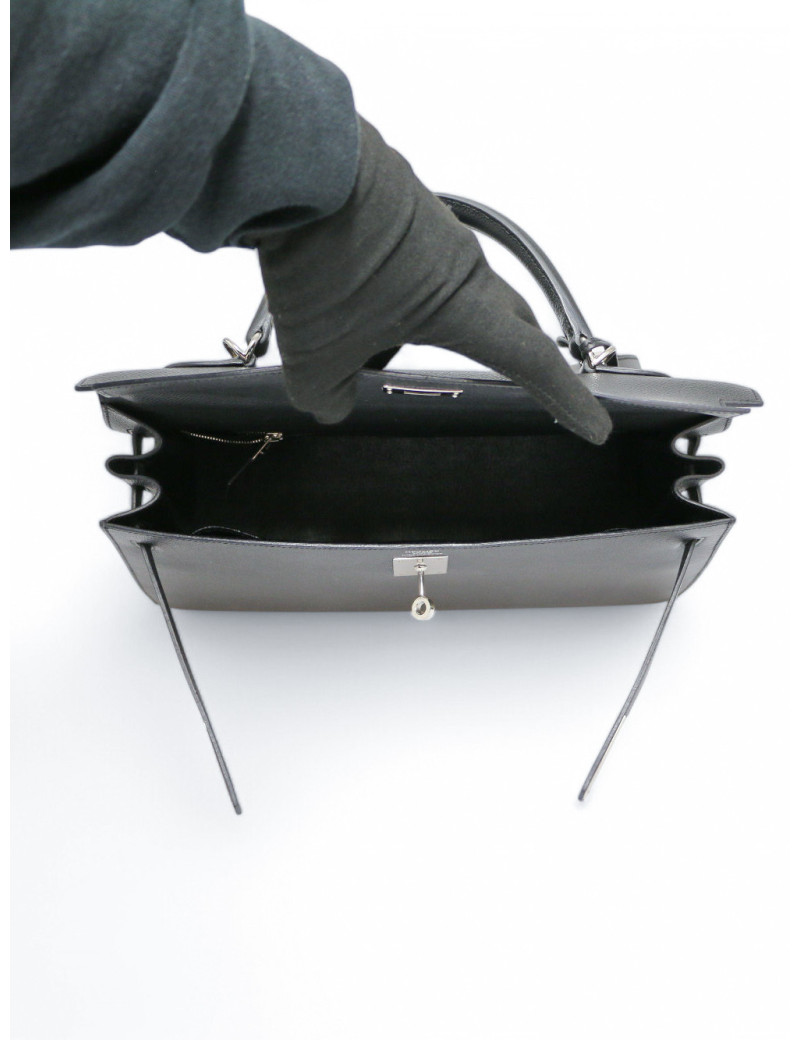 Kelly 35 sellier Hermès en cuir epsom , un intemporel disponible