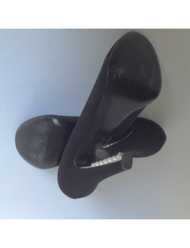 Escarpins CHANEL  perles nacrées