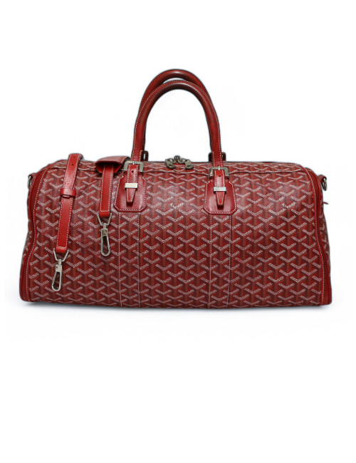 Sac GOYARD Croix Jules Boston toile rouge