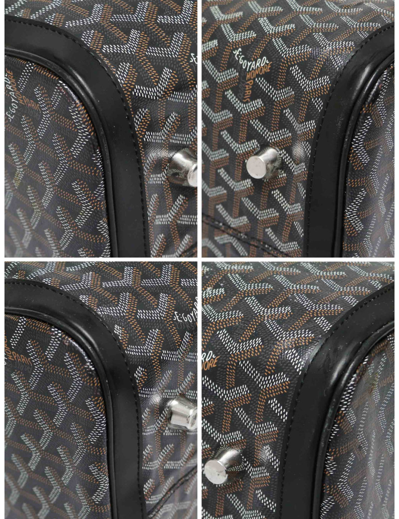 Sac Boston Goyard Croix Jules toile Goyardine disponible d'occasion