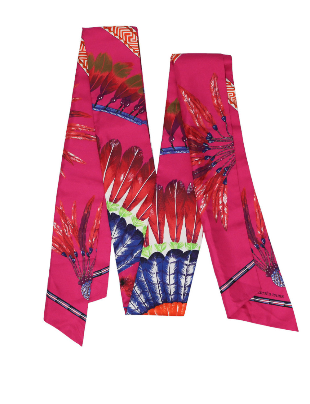 Maxi twilly HERMES Brazil soie