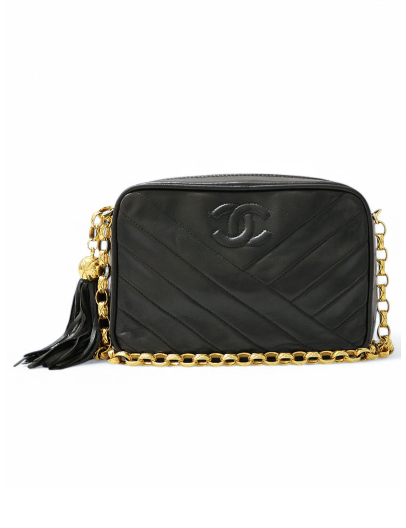 Mini caméra CHANEL noir vintage