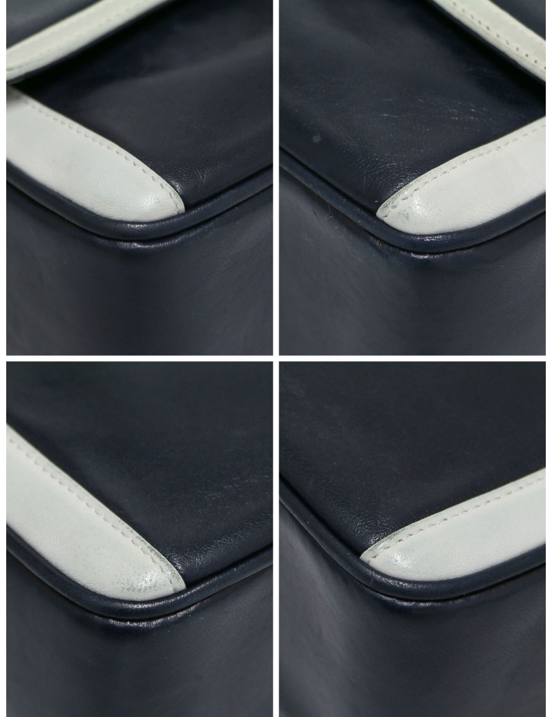 Camera bicolore CHANEL bleu et blanc