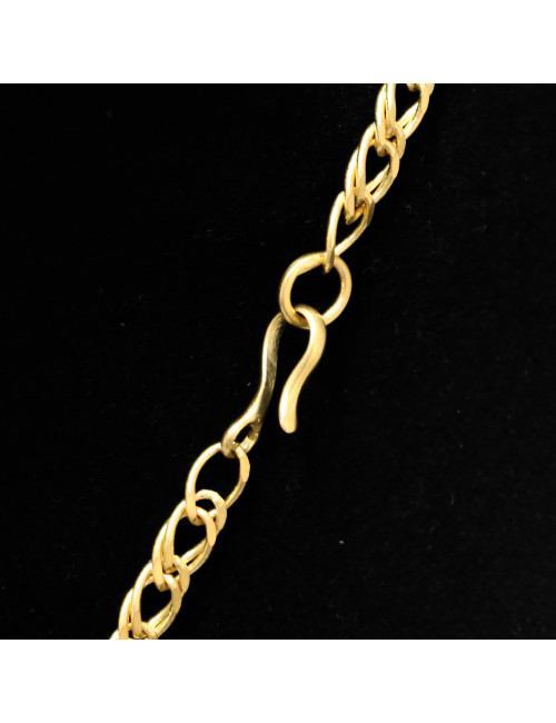 Sautoir MARGUERITE DE VALOIS croix  pâte de verre