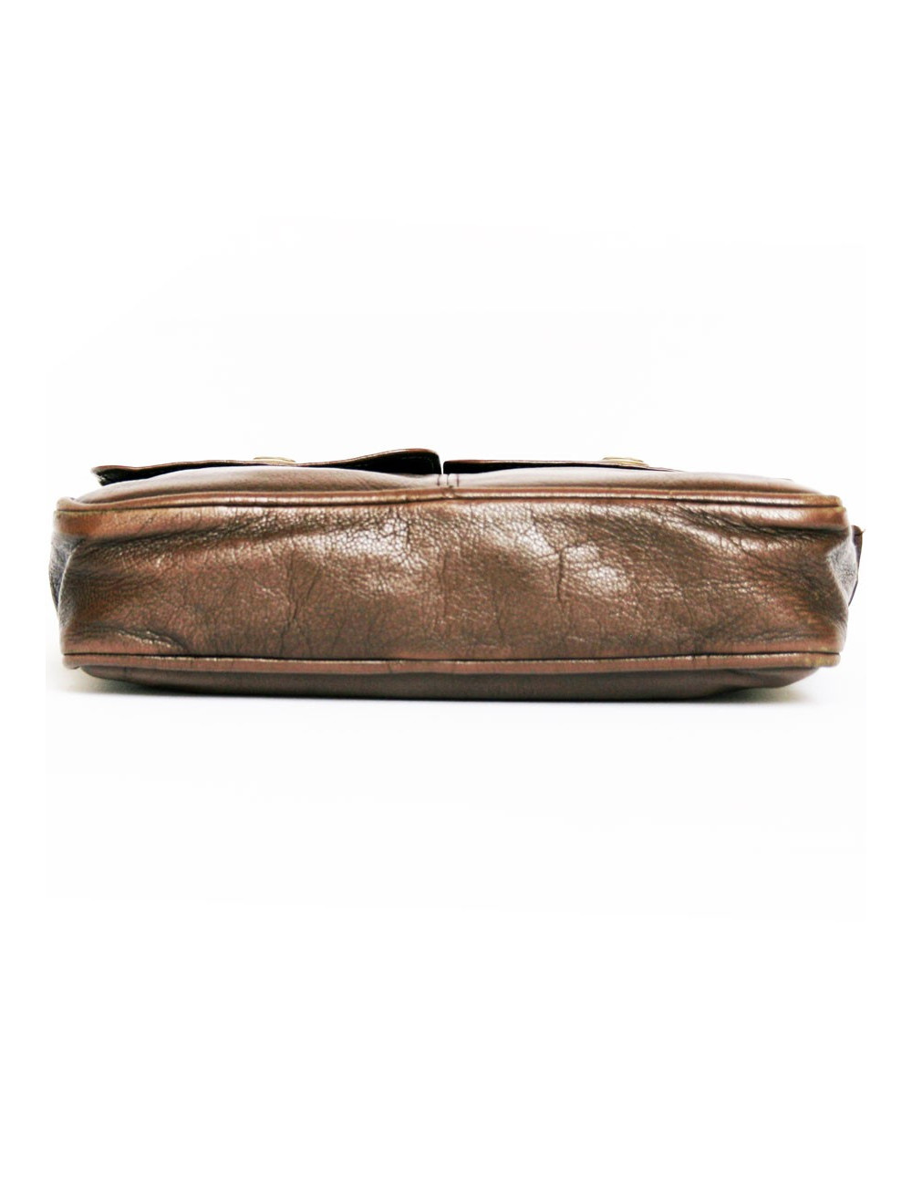 Sac-besace CELINE en cuir marron