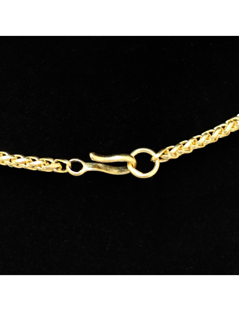 Marguerite de Valois pendentif croix en pâte de verre colorée