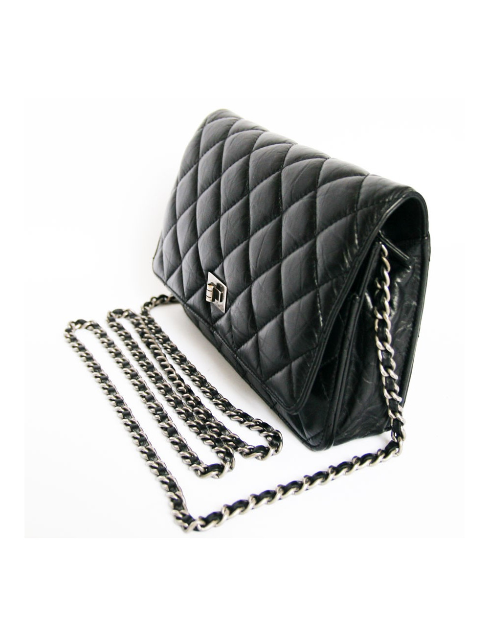 mini sac CHANEL matelassé noir