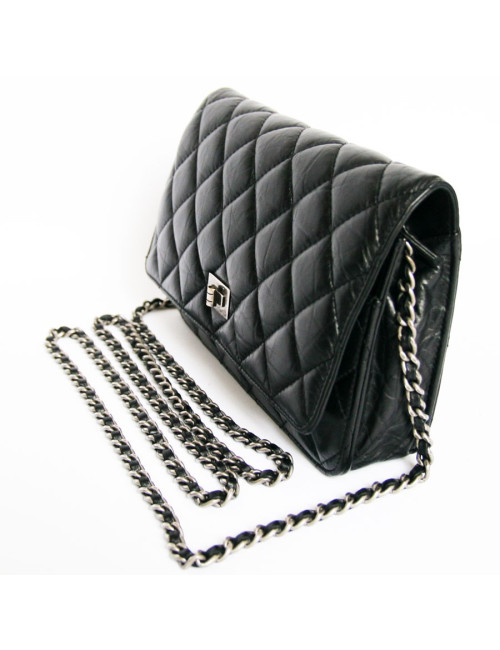 Mini sac CHANEL matelassé noir