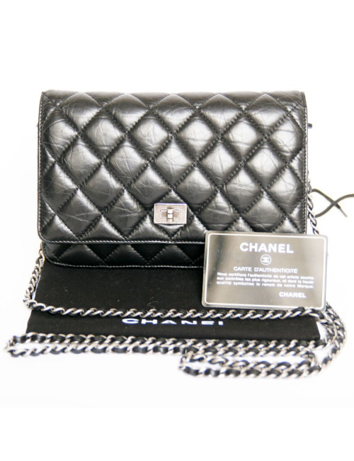 mini sac CHANEL matelassé noir