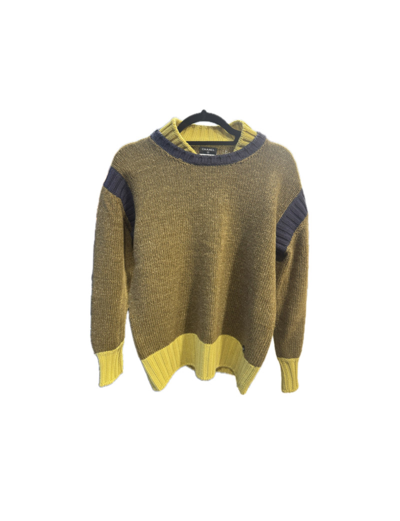Pull CHANEL kaki T38