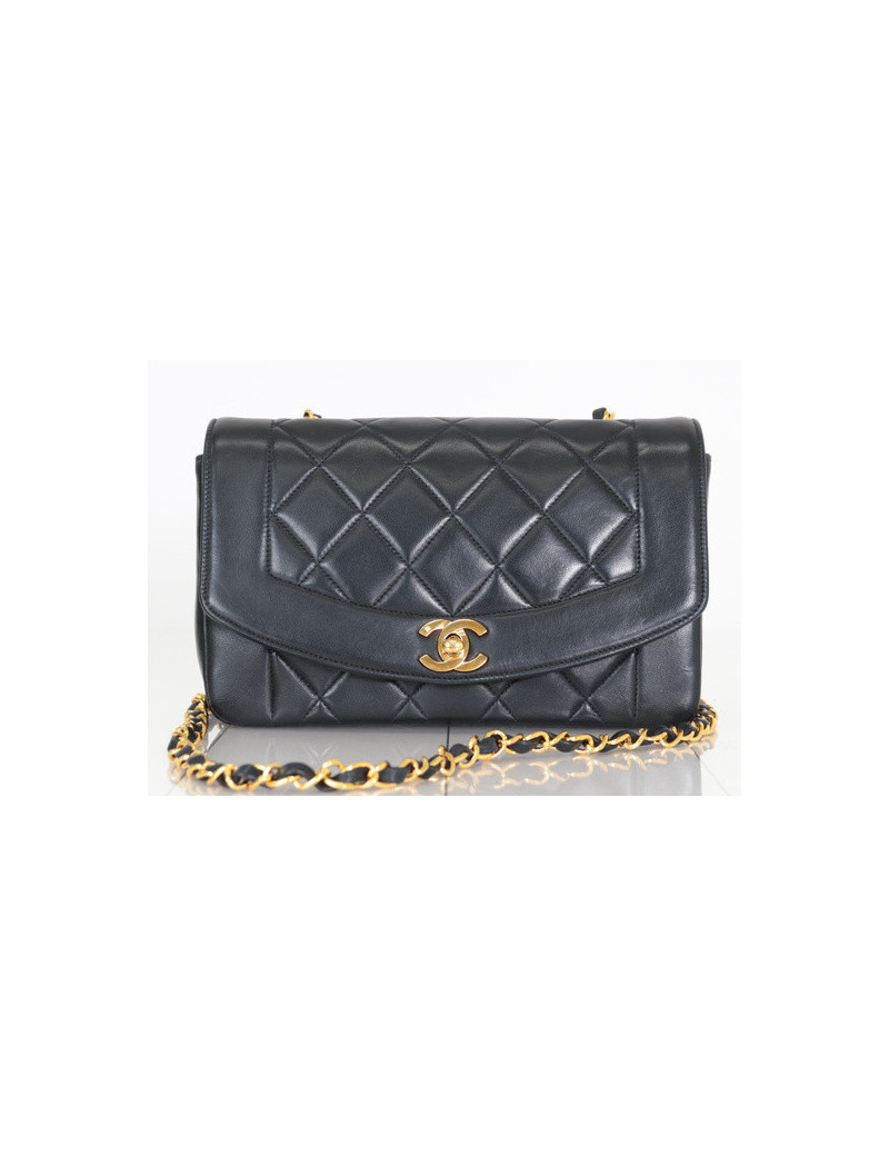 Sac Diana noir CHANEL PM