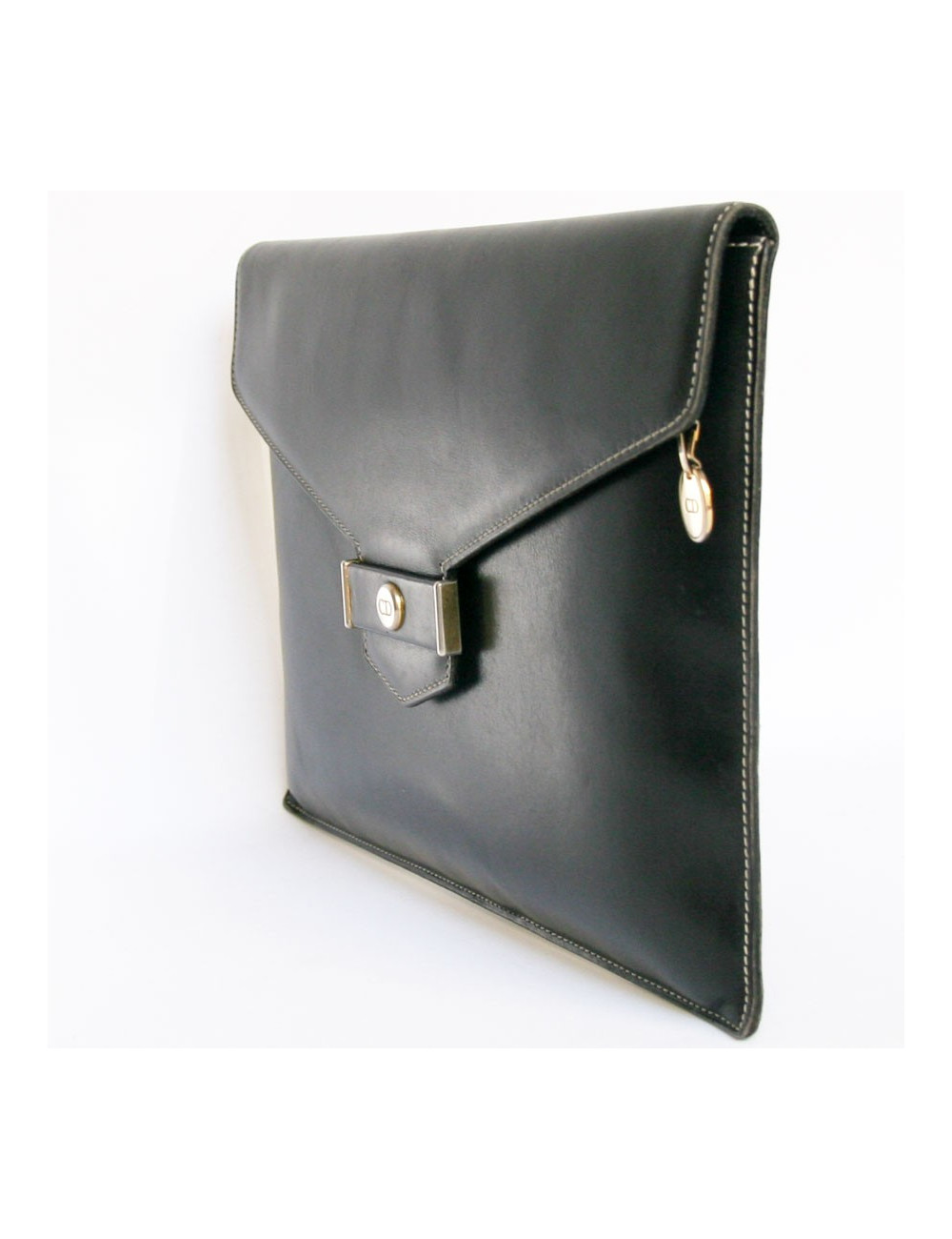 Pochette ipad CHRISTIAN DIOR en cuir noir