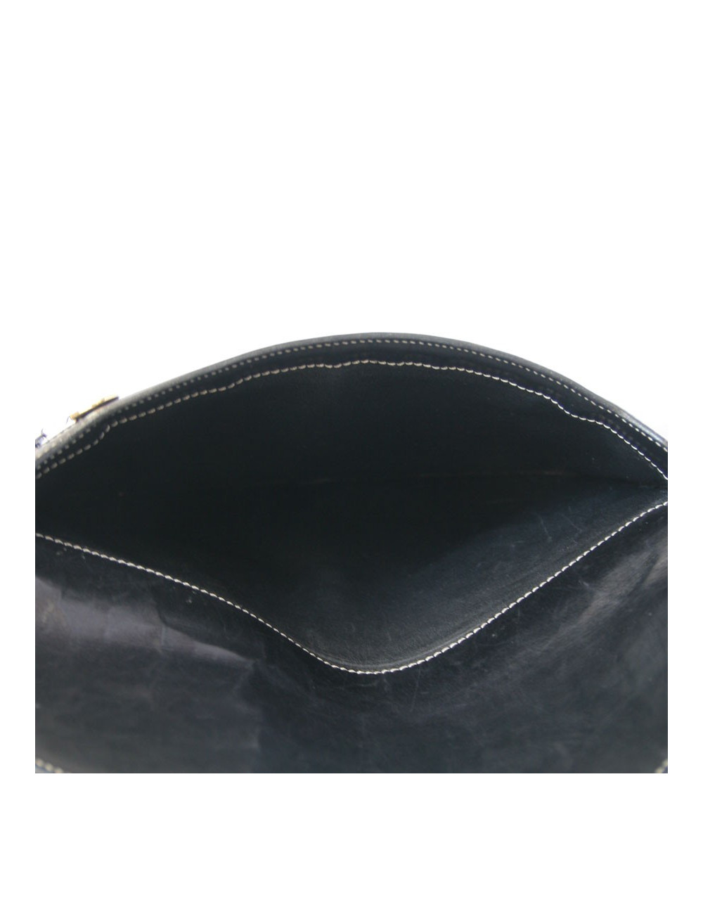Pochette ordinateur CHRISTIAN DIOR en cuir noir