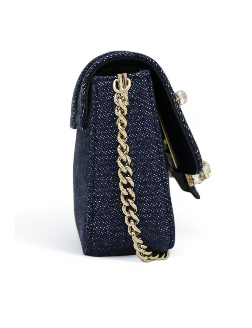 Sac ROGER VIVIER toile denim bleu