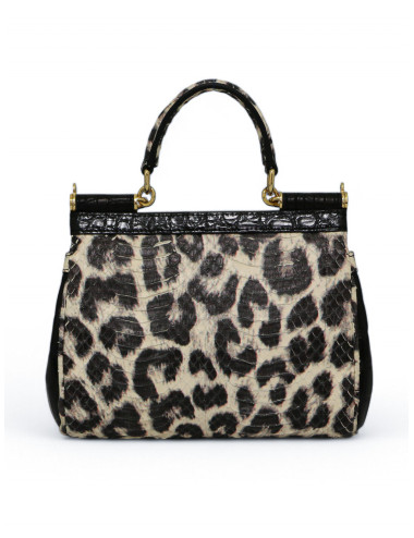 Sac Sicily Dolce & Gabbana alligator python : livré dans son dustbag 2