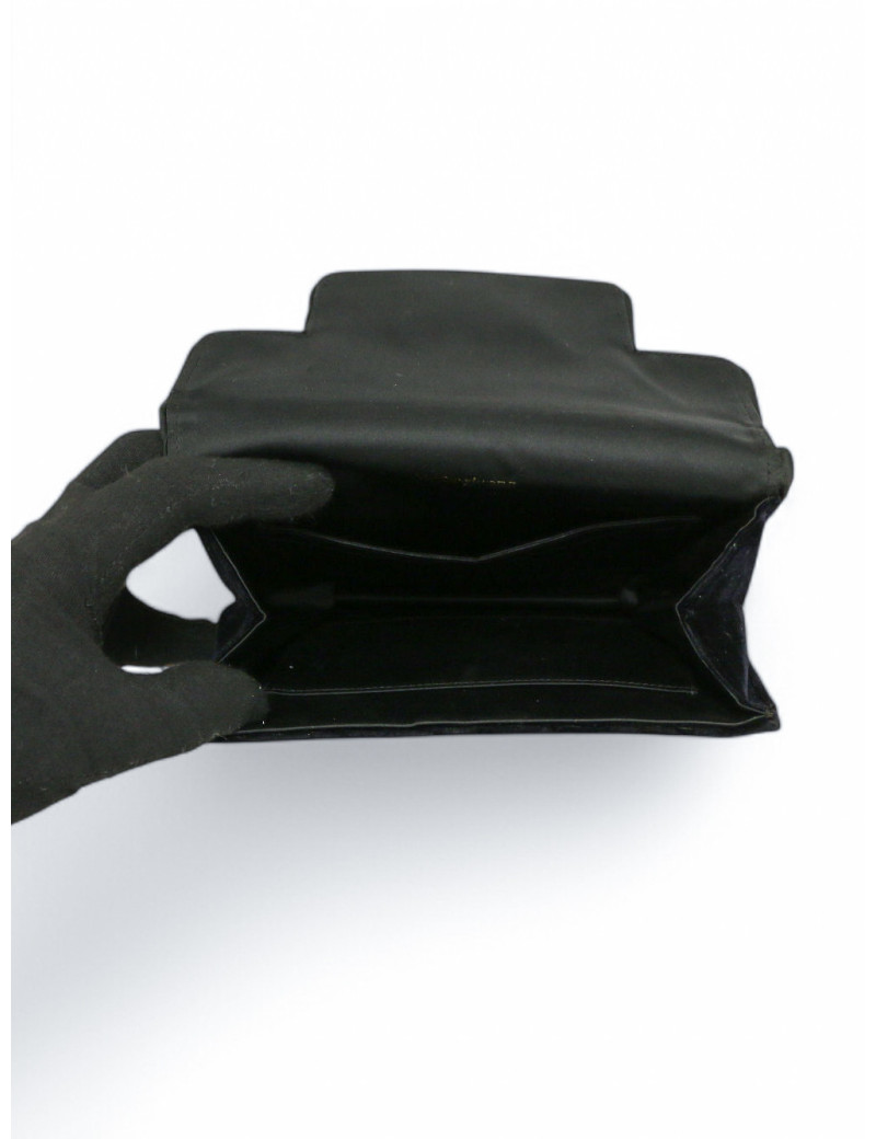 Superbe pochette YSL velours noir : occasion certifiée authentique