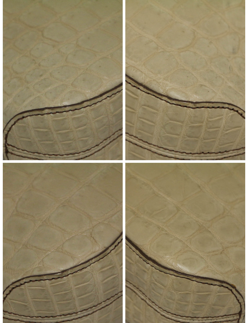 Sac CARTIER qui se transforme en pochette, en crocodile Porosus beige