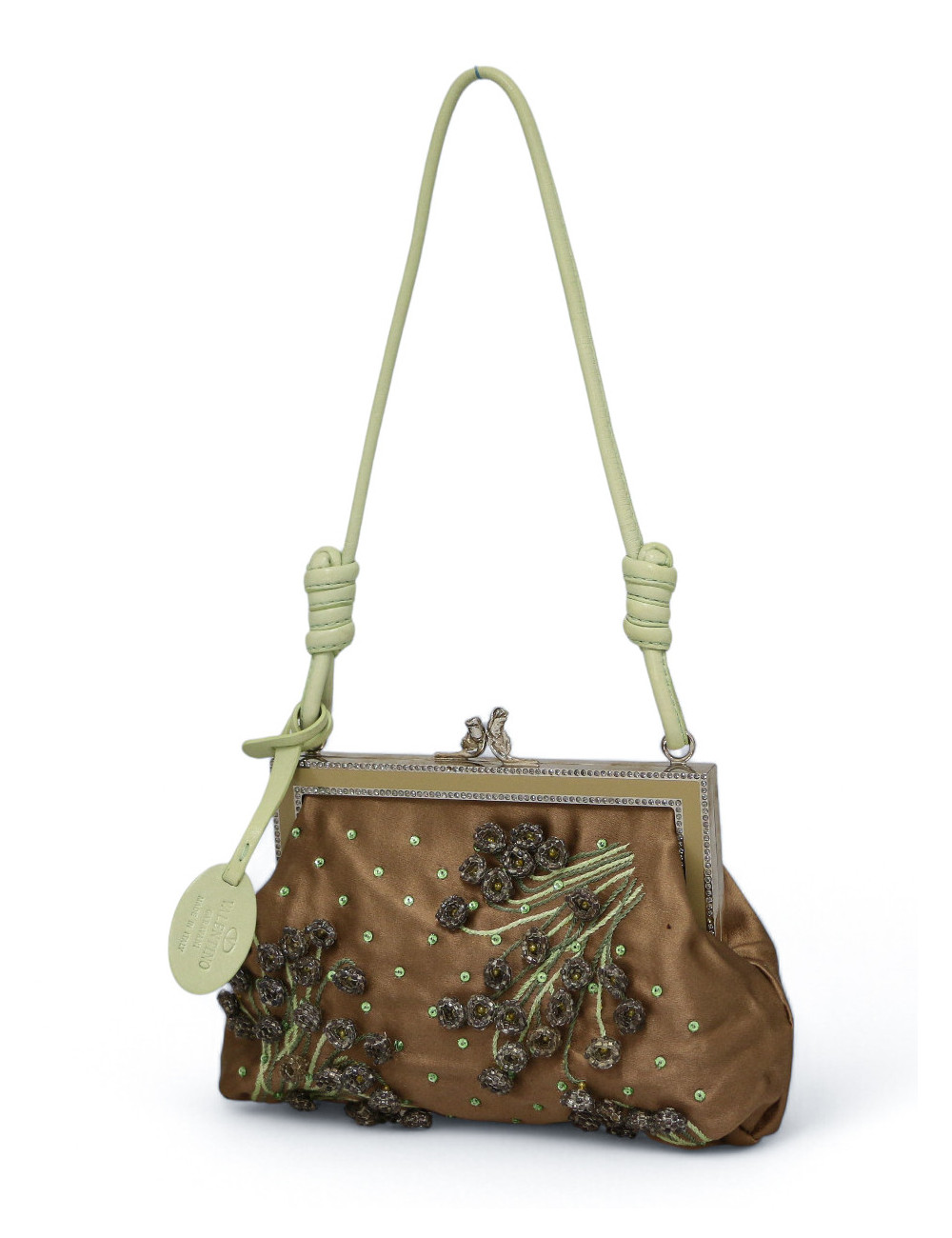 Sac du soir Valentino Garavani soie brodée : certifié authentique