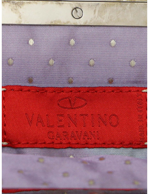Sac du soir Valentino Garavani soie brodée : certifié authentique