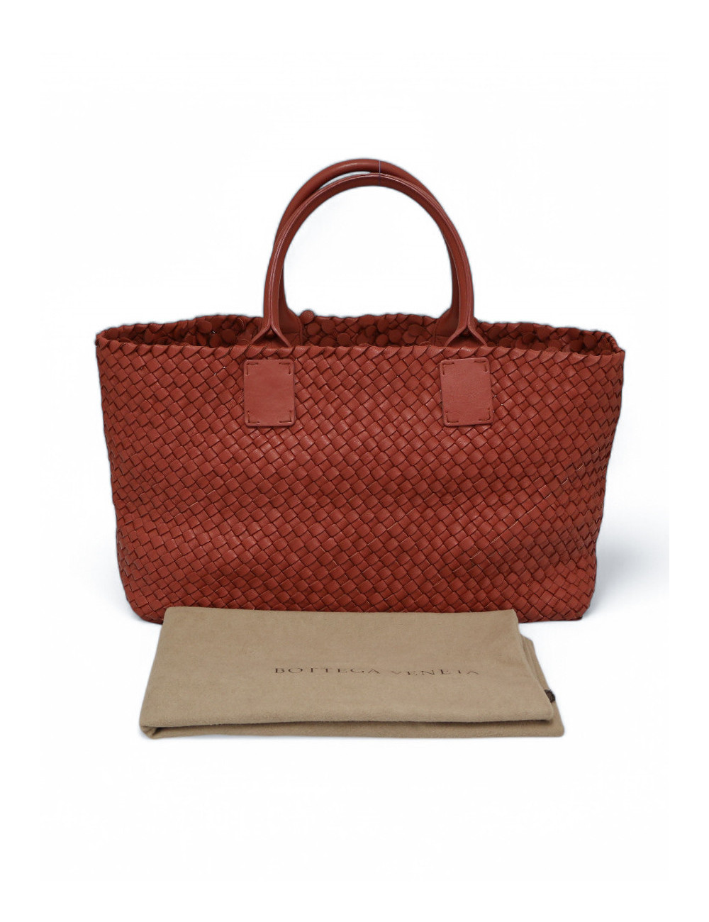 Cabas BOTTEGA VENETA Poussin Paillettes cuir tressé