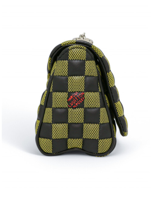 Twist LOUIS VUITTON sac BB  Damier cuir de veau
