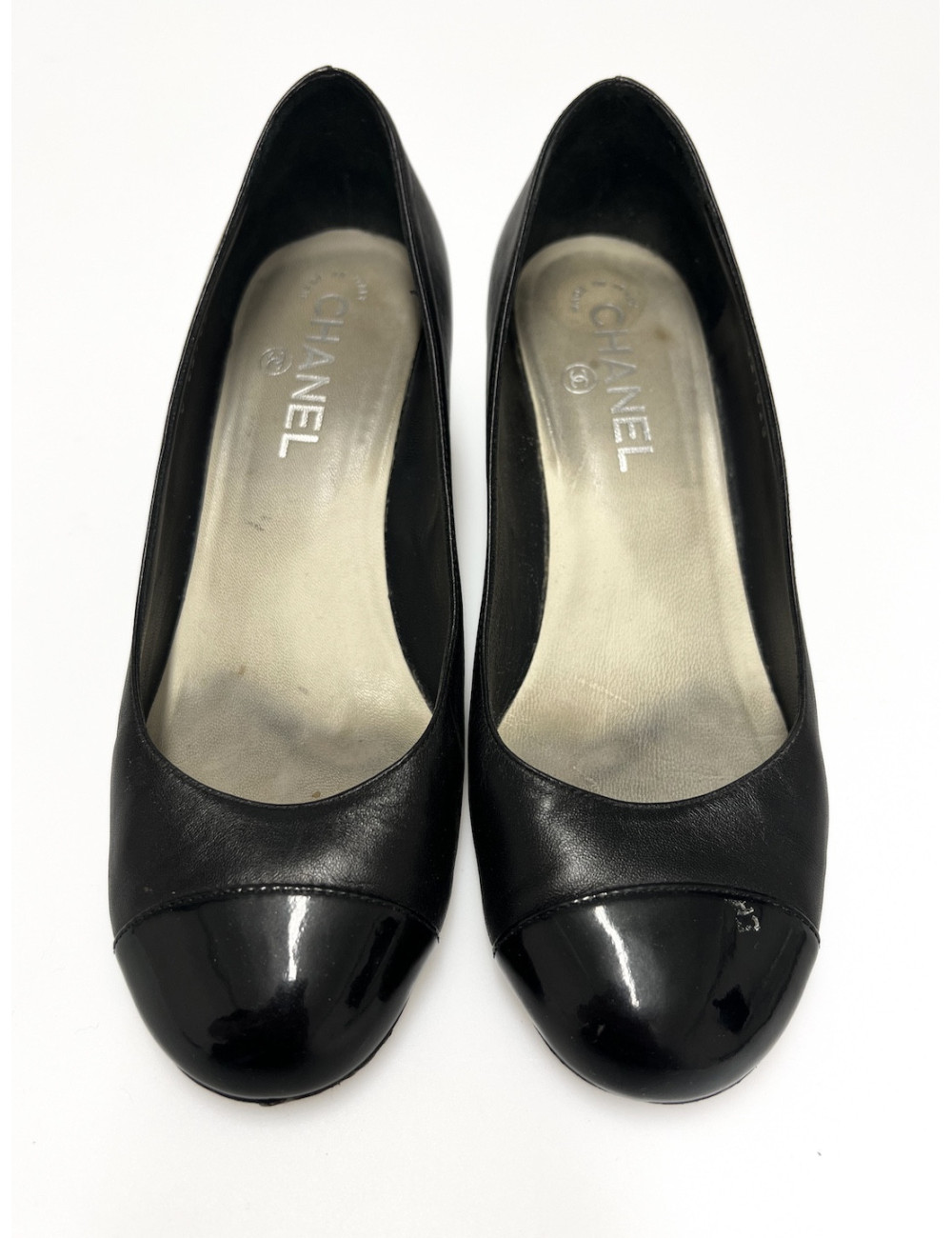 Escarpins Chanel T 36,5 cuir d'agneau : livraison avec suivi gratuite