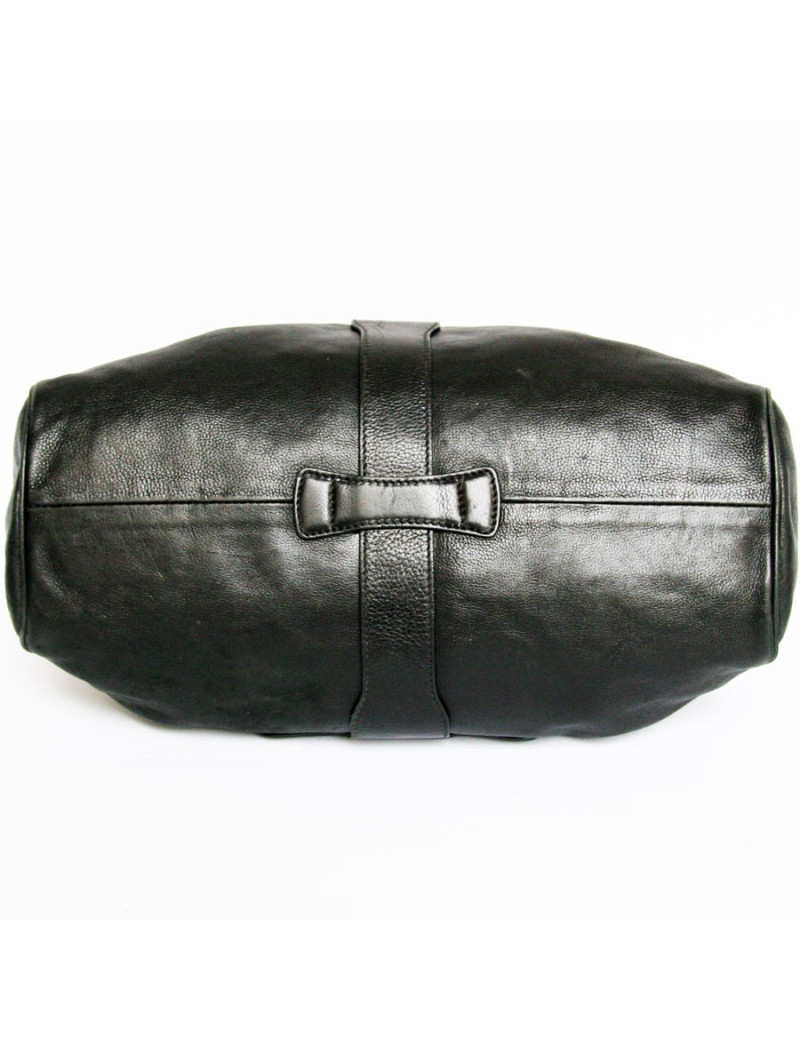 sac Ramona JIMMY CHOO cuir noir