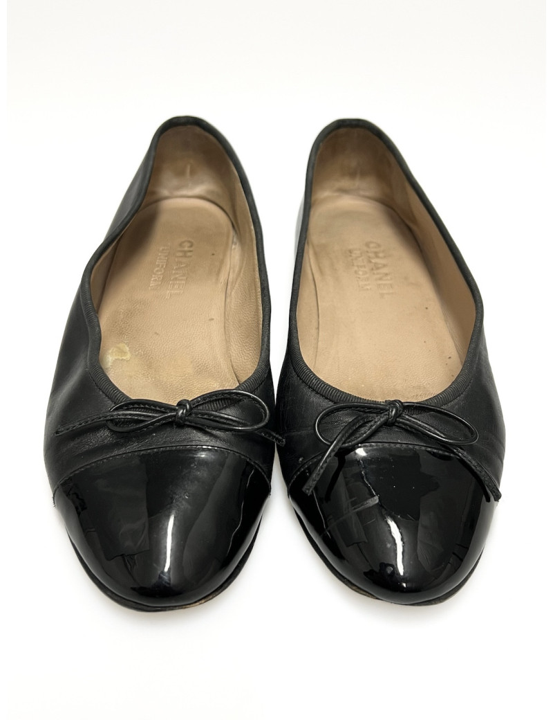 Ballerines CHANEL T37 noires